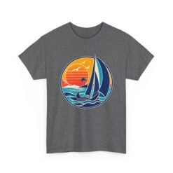 Retro Sail and Sun - Unisex T-Shirt – Vintage Sailboat, Nautical - Coastal - Image 16