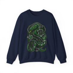 House of Snake – Unisex Sweatshirt – Cozy Wizarding School Ambition - Image 14