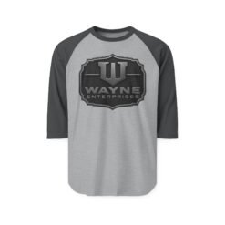 Wayne Enterprises – Unisex 3/4 Sleeve Raglan T-Shirt – Gotham Employee Edition - Image 6