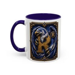 House of Eagle – Accent Color Mug – Wizarding School Wisdom in Every Sip - Image 6