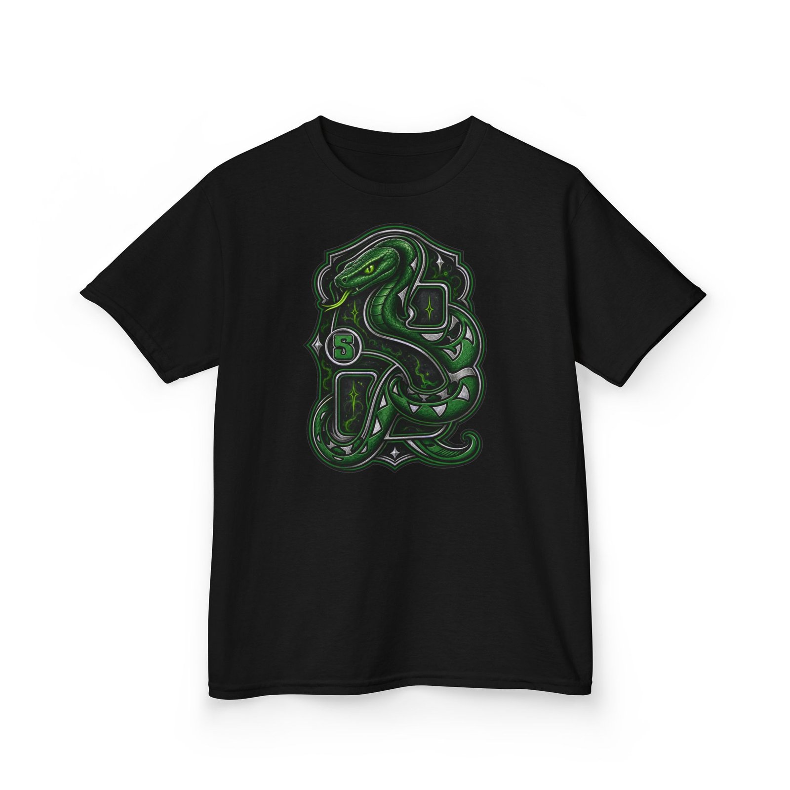 House of Snake – Kids T-Shirt – Young Wizards with Clever Plans - Image 13