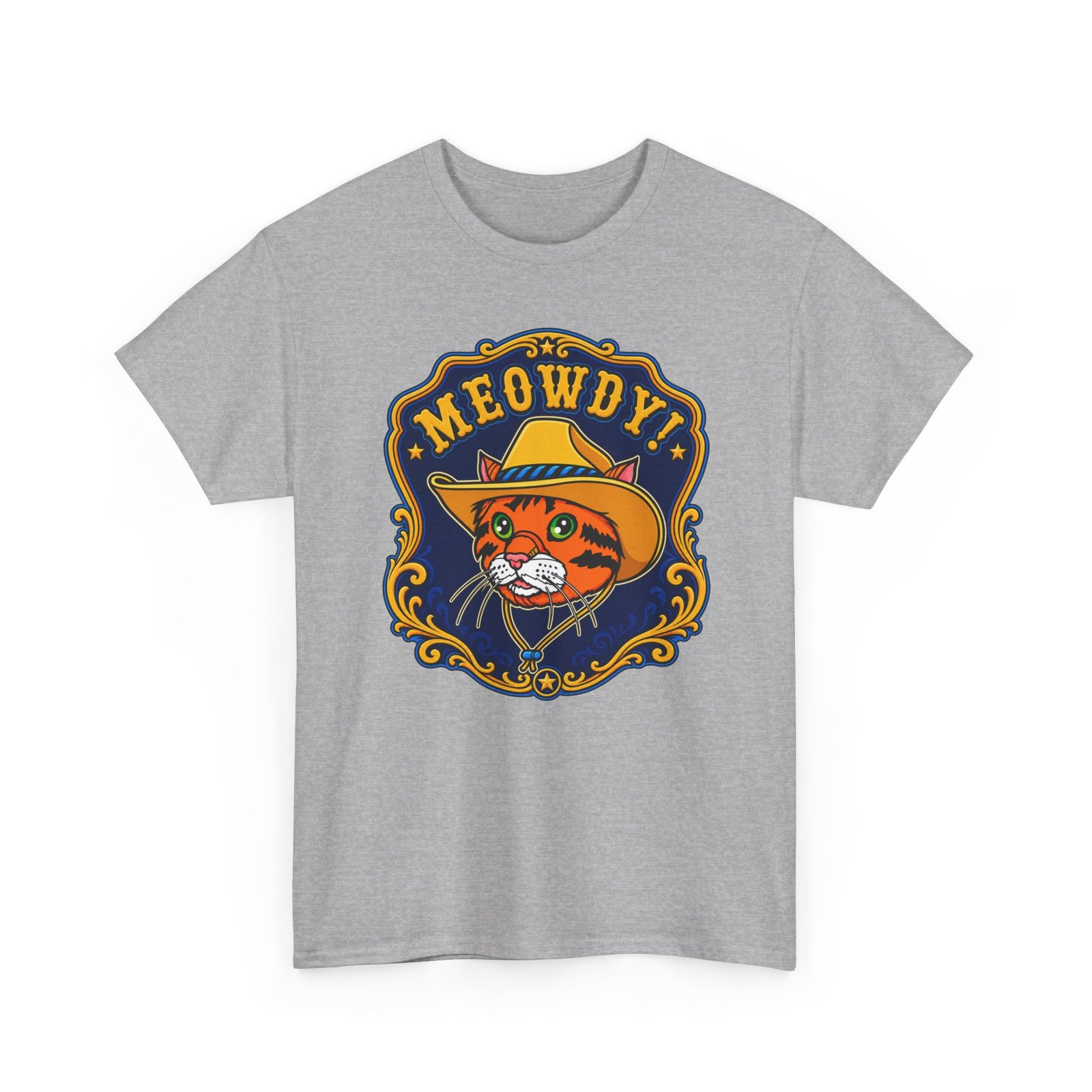 Meowdy! Cowboy Cat - Unisex T-Shirt – Howdy, Purrtner - Image 21