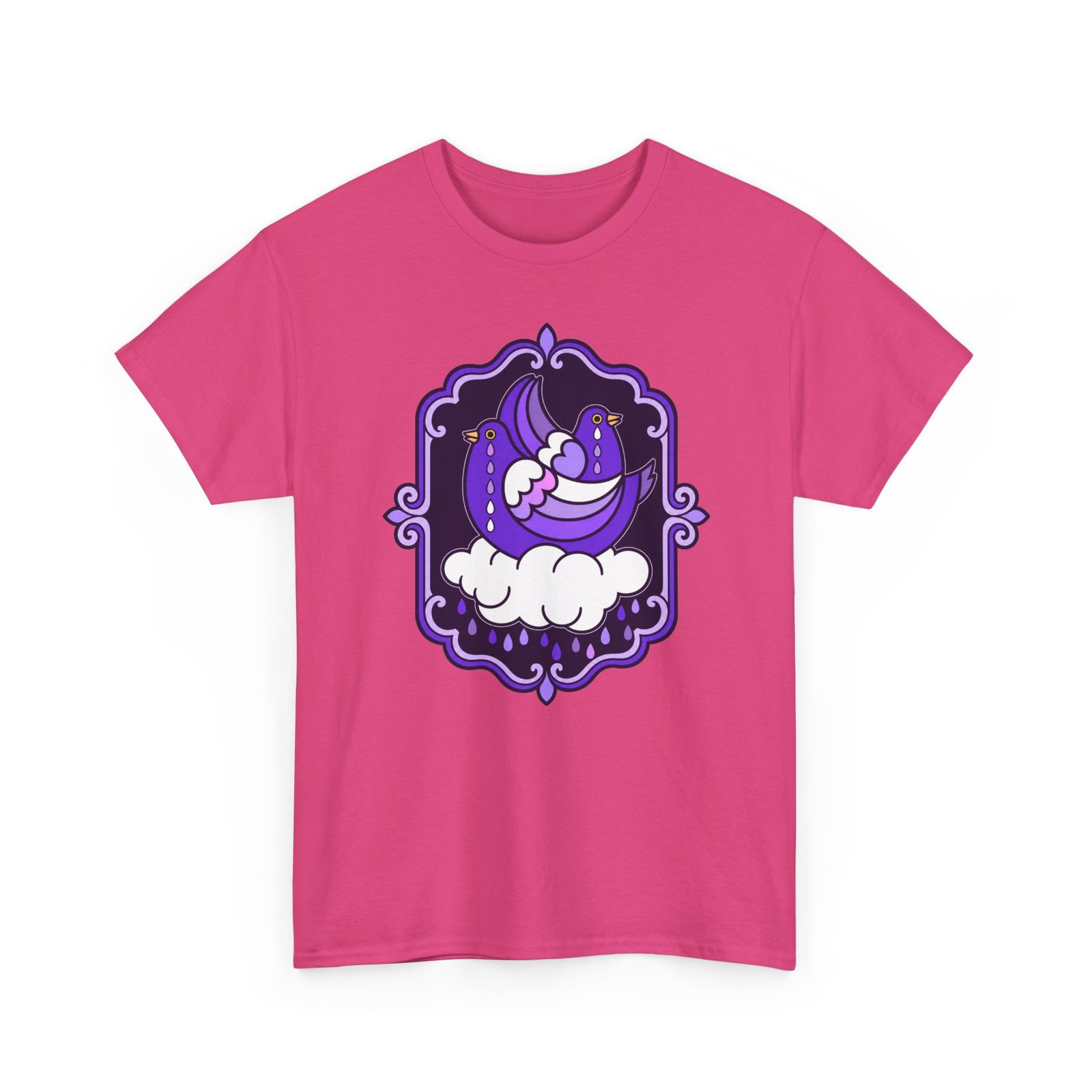 Purple Doves Crying – Unisex T-Shirt – Some Feelings Need No Explanation - Image 28