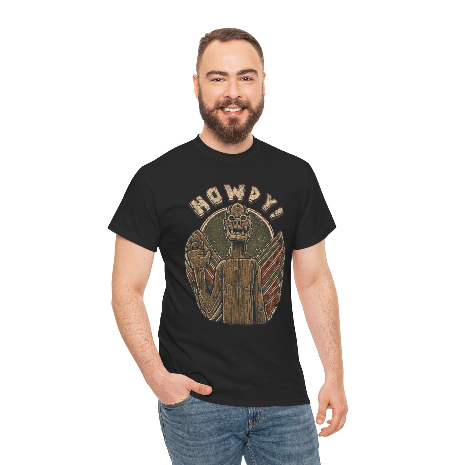 Captain Howdy - Unisex T-Shirt – A Possessively Playful Greeting - Image 6