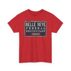 Belle Reve Federal Penitentiary Inmate – Unisex T-Shirt – Villainous Vibes - Image 26