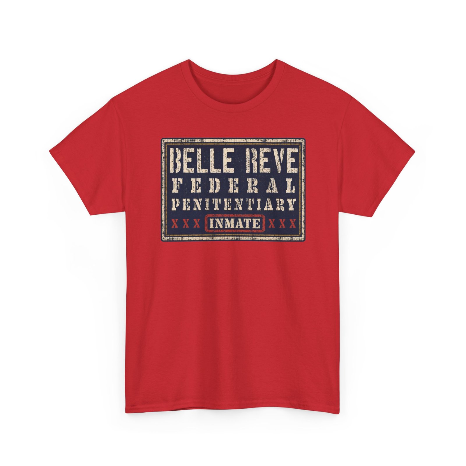 Belle Reve Federal Penitentiary Inmate – Unisex T-Shirt – Villainous Vibes - Image 26
