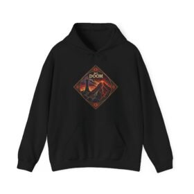 Mount Doom and Eye of Sauron – Unisex Hoodie – Welcome to Mordor