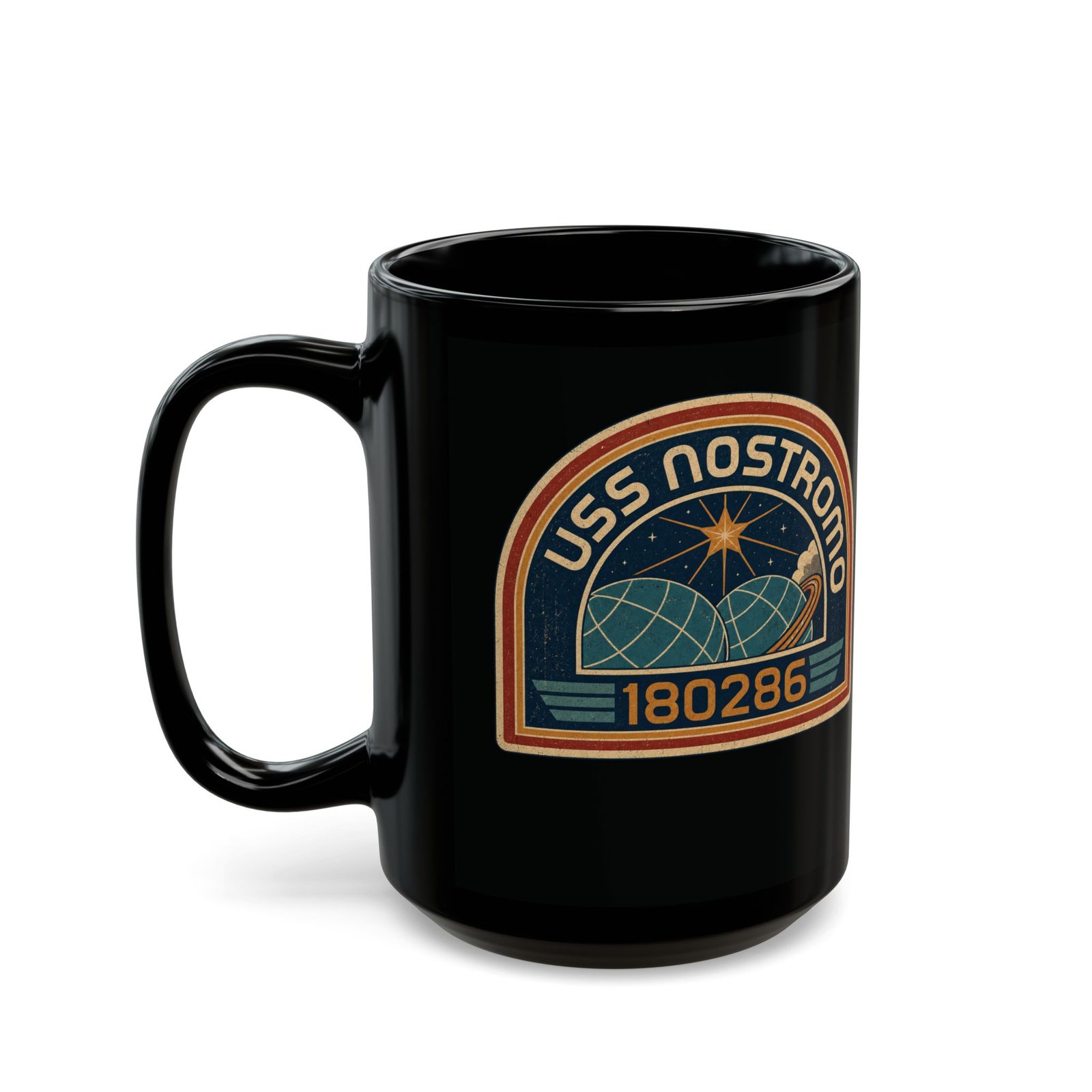 USCSS Nostromo – Black Mug – Crew-Approved Galactic Fuel - Image 4