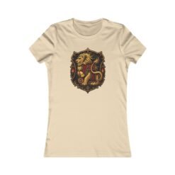 House of Lion – Women’s T-Shirt – Bold Heart, Wizarding School Courage - Image 4