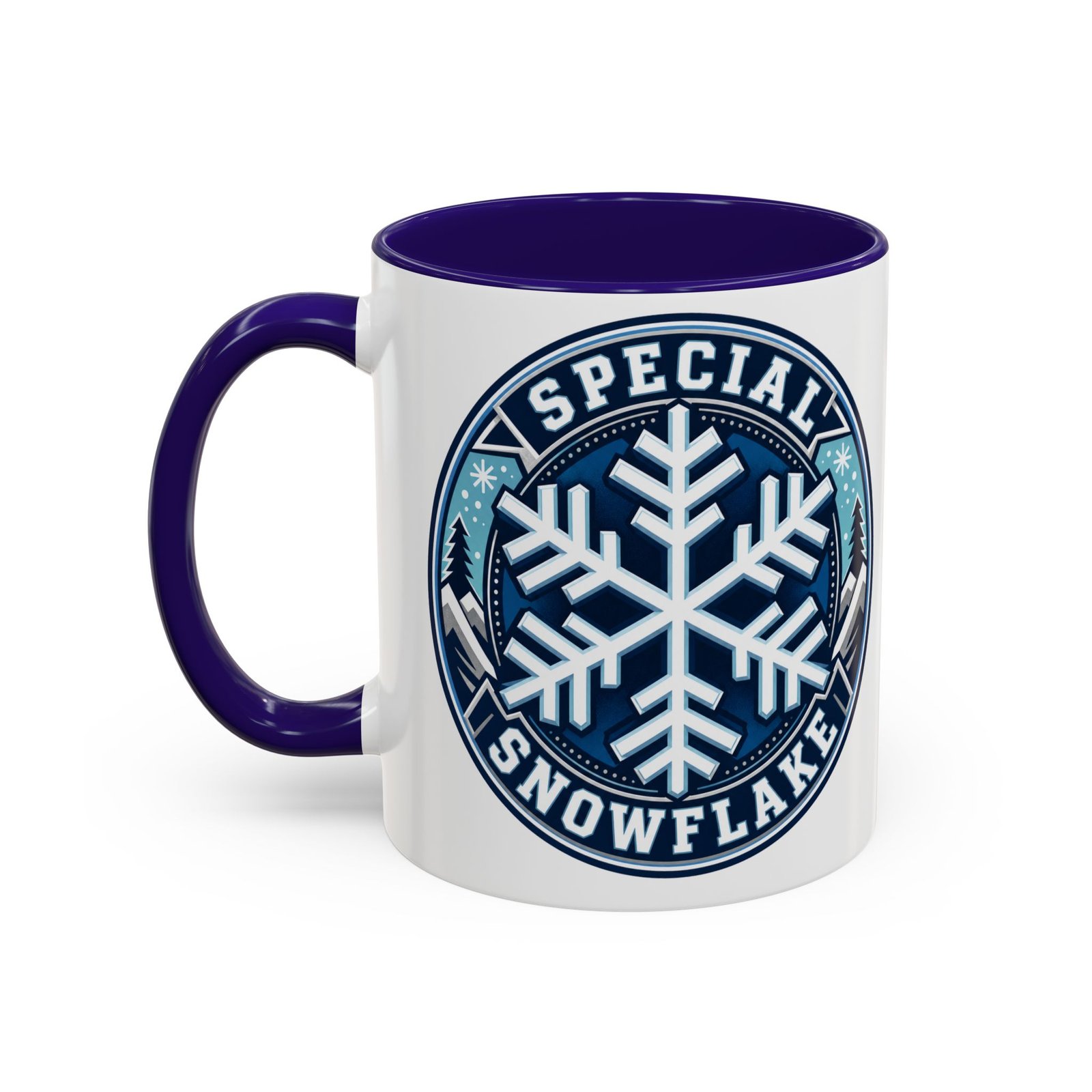 Special Snowflake – Color Accent Mug – Uniquely Caffeinated - Image 6