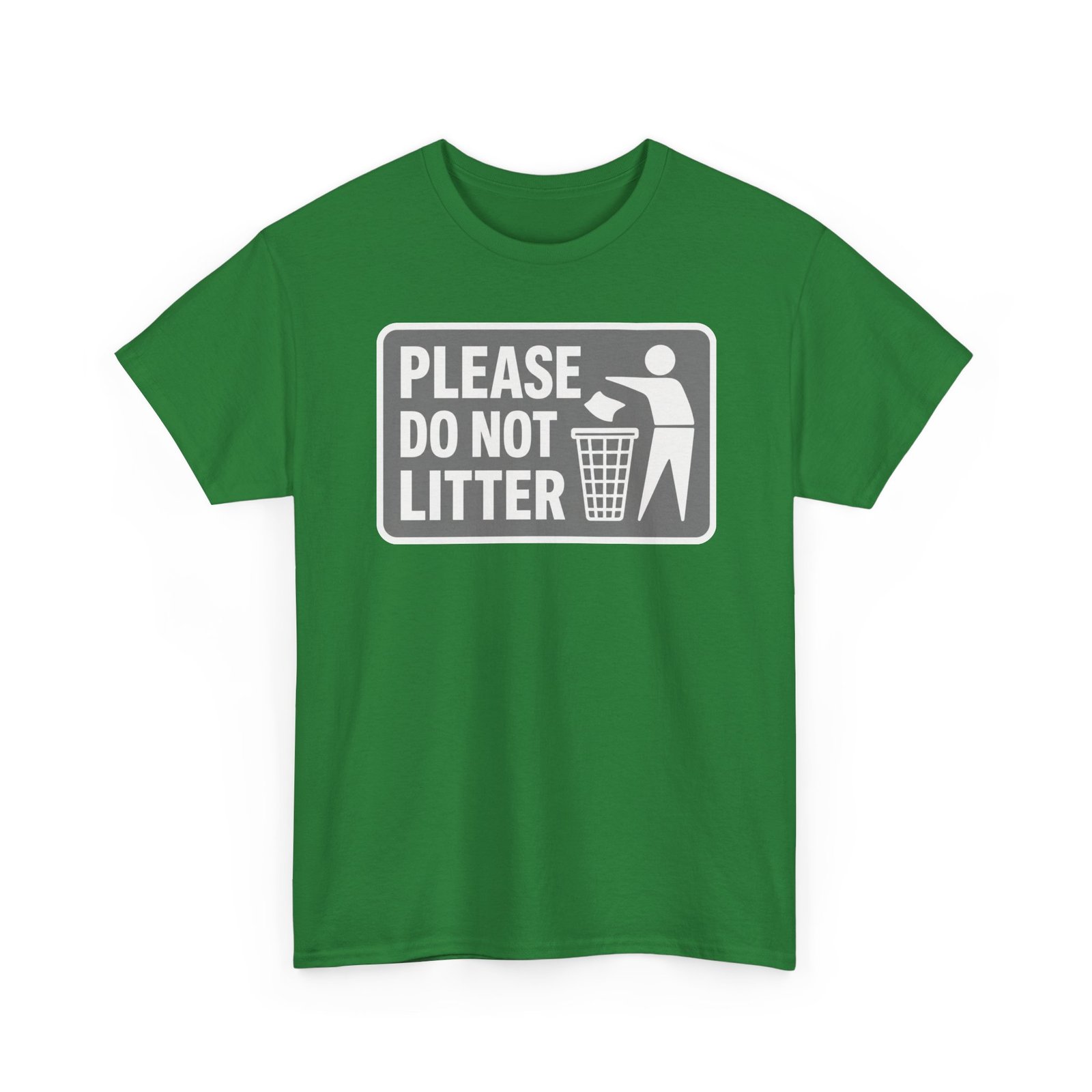 Please Do Not Litter – Unisex T-Shirt – Keep It Clean, People - Image 15