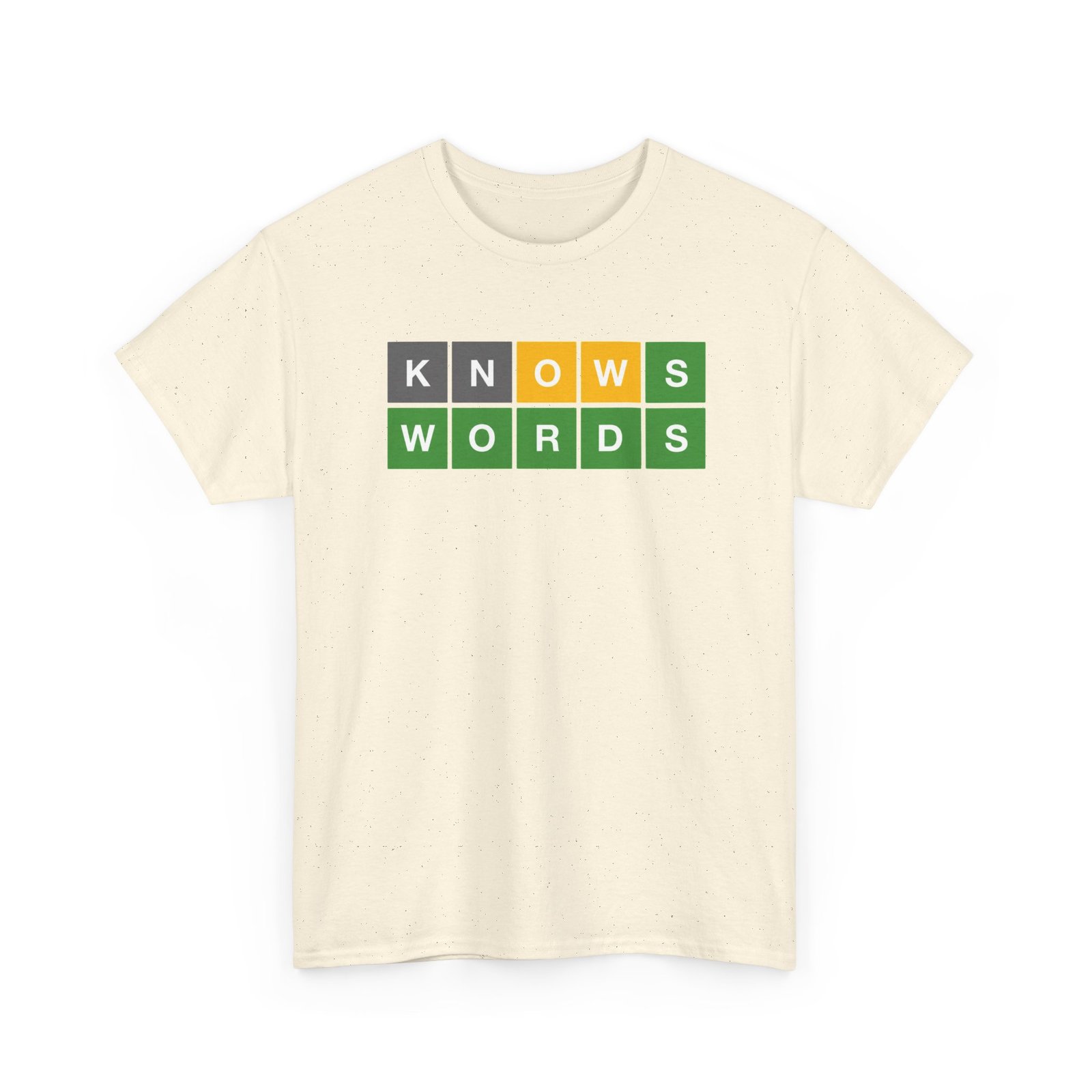 KNOWS WORDS - Unisex T-Shirt – Funny Word Puzzle, Vocabulary and Word Nerd - Image 18