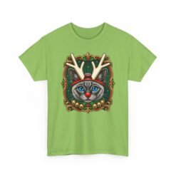 Rudolph the Reindeer Cat Unisex T-Shirt – Purr-fectly Festive Feline Fun - Image 12