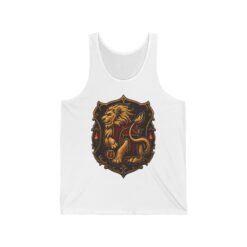 House of Lion – Unisex Jersey Tank Top – Cool Wizarding School Style for Brave Hearts