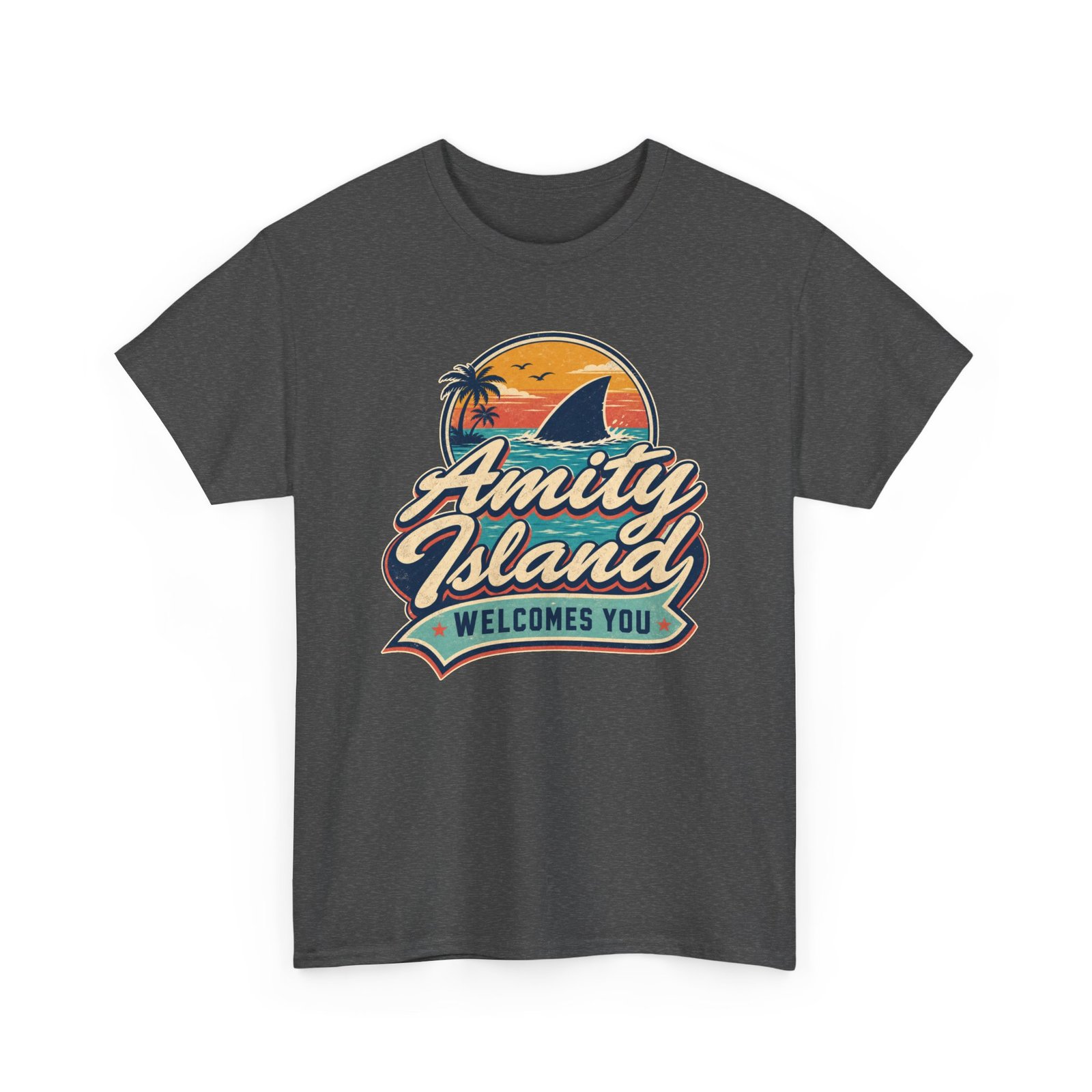 Amity Island Welcomes You – Unisex T-Shirt – Beaches Open, Probably - Image 15