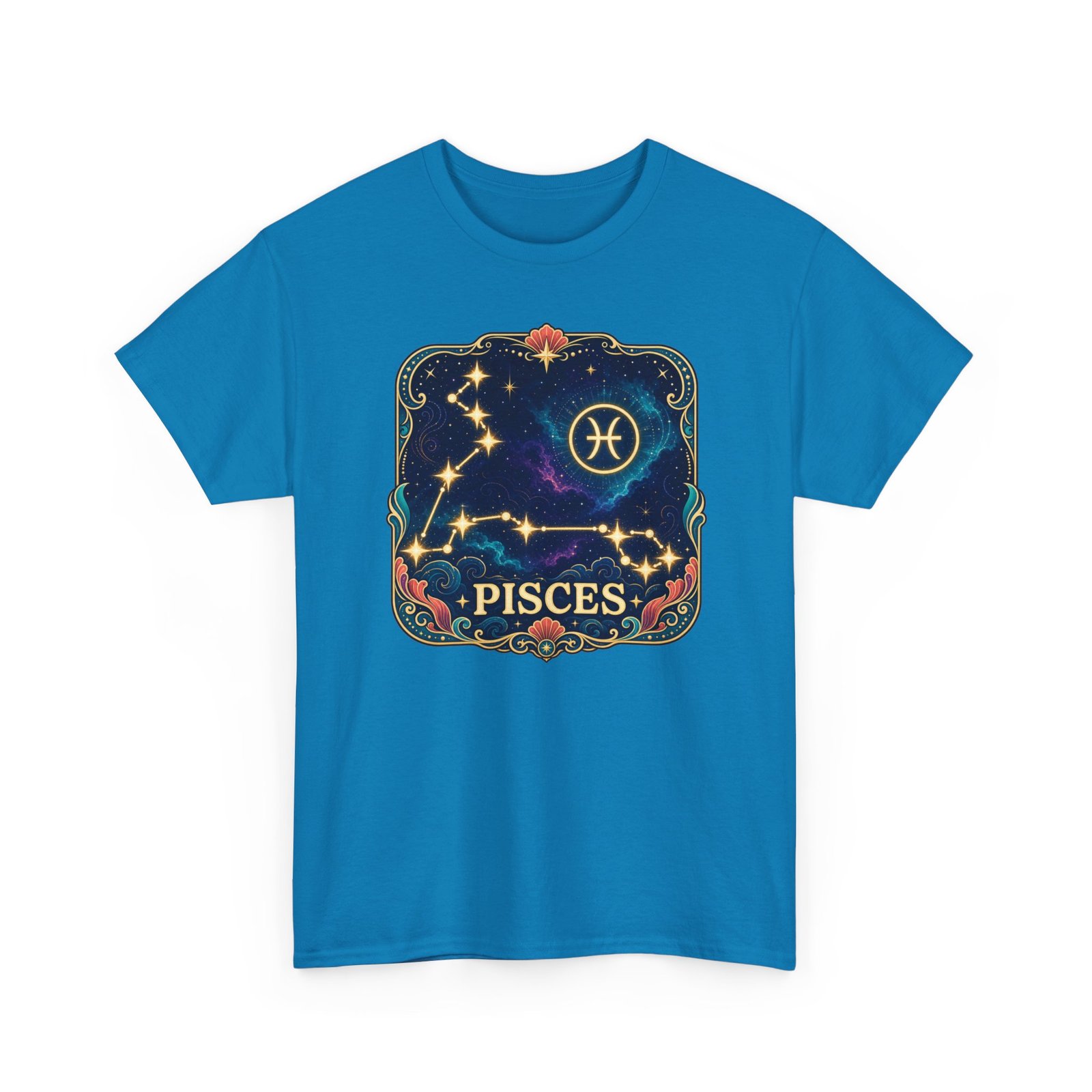 Pisces Constellation - Unisex T-Shirt – Go with the Flow - Image 23