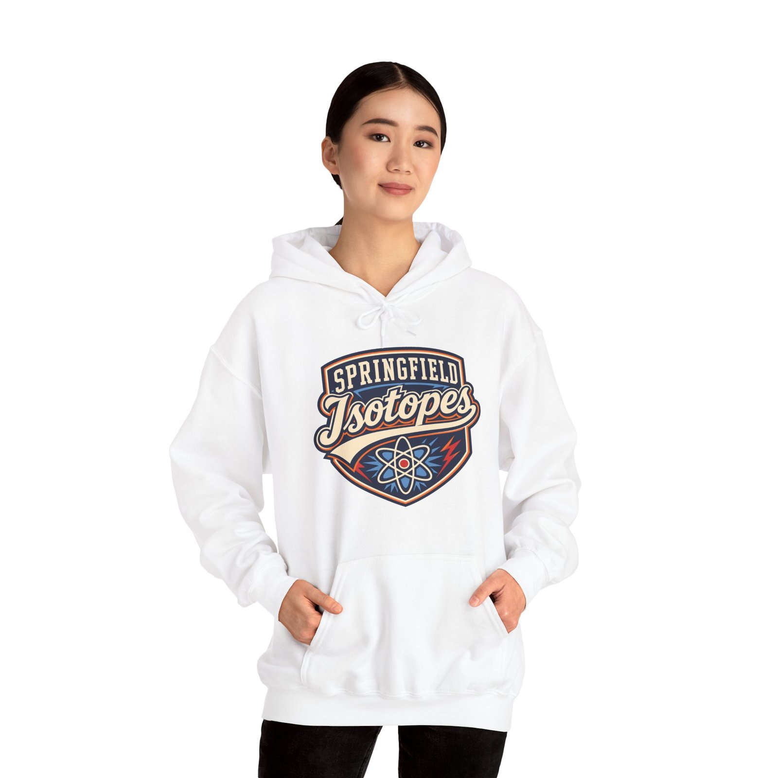 Springfield Isotopes – Unisex Hoodie – Cartoon Team, Real Fan Energy - Image 7