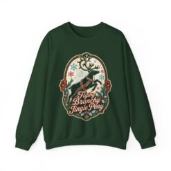 Flying Branchy Jingle Pony - Unisex Sweatshirt – Absurdly Festive - Image 17