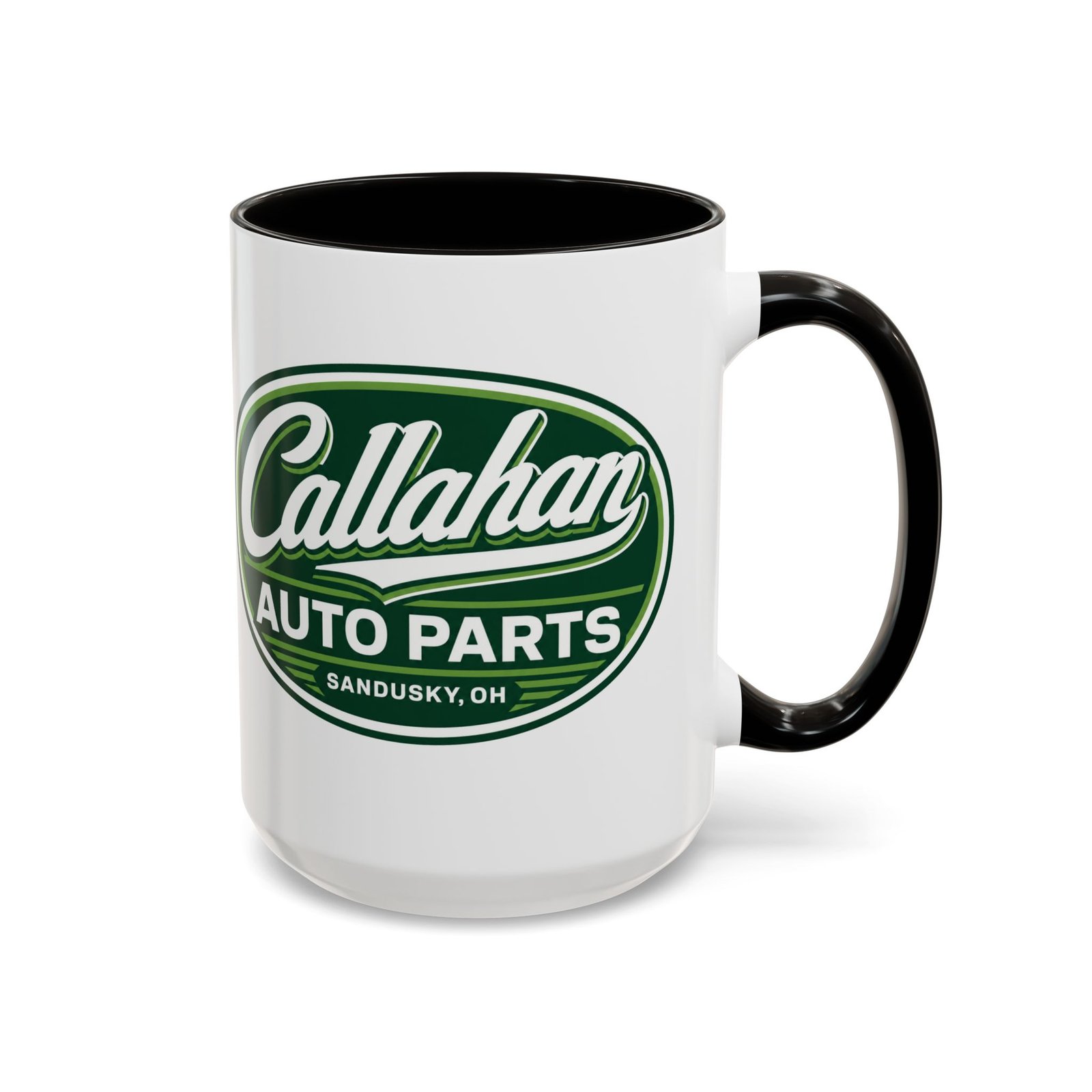 Callahan Auto Parts – Color Accent Mug – Sandusky’s Finest Coffee Fuel - Image 7