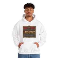 Alternative view of I Fart in Your General Direction – Unisex Hoodie – Medieval Insults Done Properly