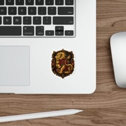 House of Lion – Outdoor Sticker – Wizarding School Courage That Sticks - Image 9