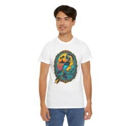 Retro Macaw - Unisex T-Shirt – Paradise Has Feathers - Image 6