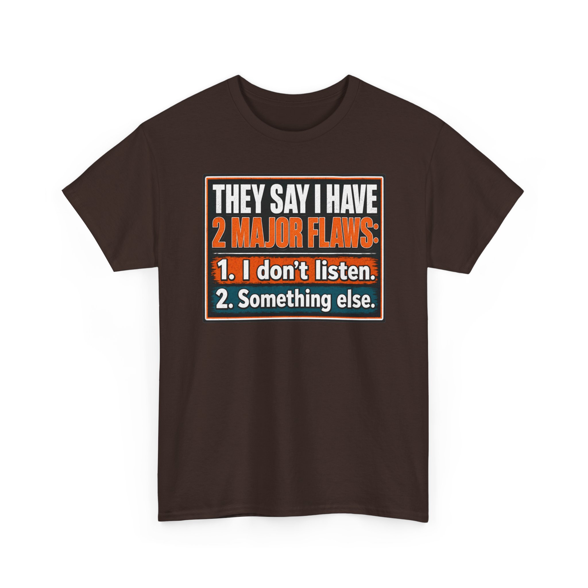 They Say I Have Two Major Flaws – Black Mug – Something About Listening - Image 11