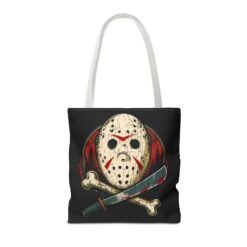 Jason Voorhees Jolly Roger - Tote Bag – Friday the 13th Horror - Image 30
