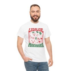 Alternative view of Legalize Marinara – Unisex T-Shirt – Sauce Is Not a Crime