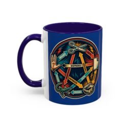 Rock Paper Scissors Lizard LLAP – Color Accent 11oz or 15oz Mug – Sip Long and Prosper - Image 6