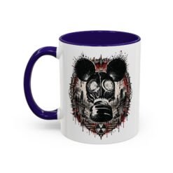Gas Mask Mouse - Color Accent Mug – Sip with a Side of Strange - Image 8