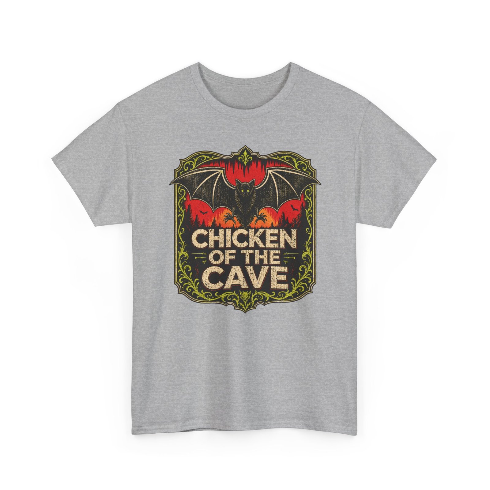 Chicken of the Cave – Unisex T-Shirt – Nature’s Original Night Chicken - Image 17