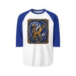 House of Eagle – Unisex Raglan T-Shirt – Wizarding School Style for Clever Competitors - Image 3