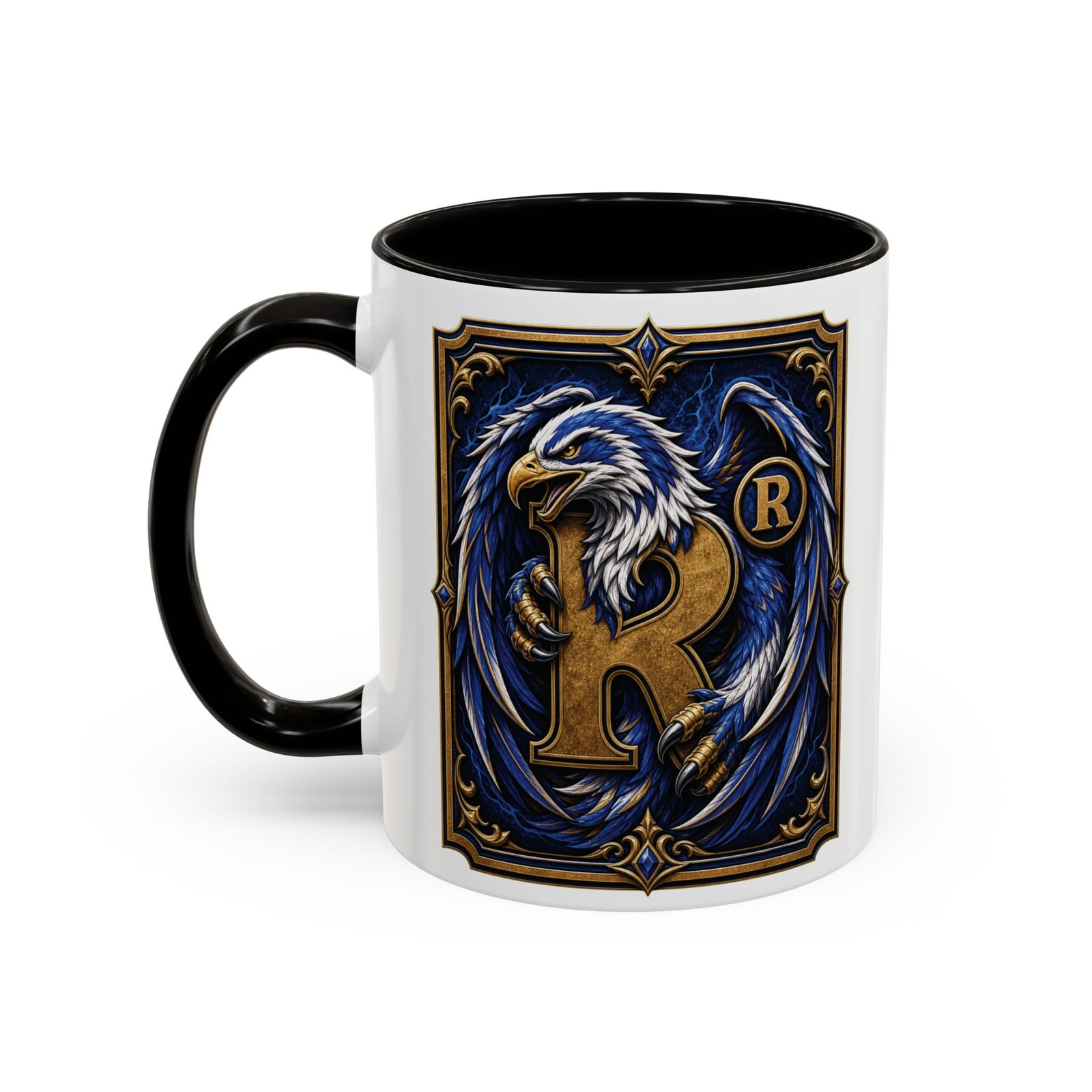 House of Eagle – Accent Color Mug – Wizarding School Wisdom in Every Sip