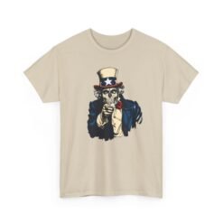 Zombie Uncle Sam - Unisex T-Shirt – He Wants Your Brains! - Image 13