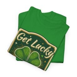 Alternative view of Lucky Four-Leaf Clover – Unisex T-Shirt – Wear a Little Good Fortune