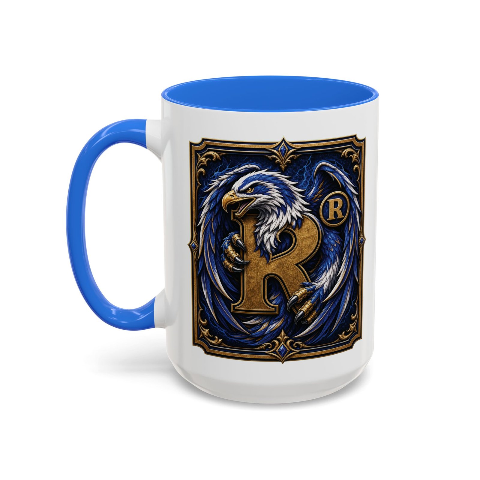 House of Eagle – Accent Color Mug – Wizarding School Wisdom in Every Sip - Image 14