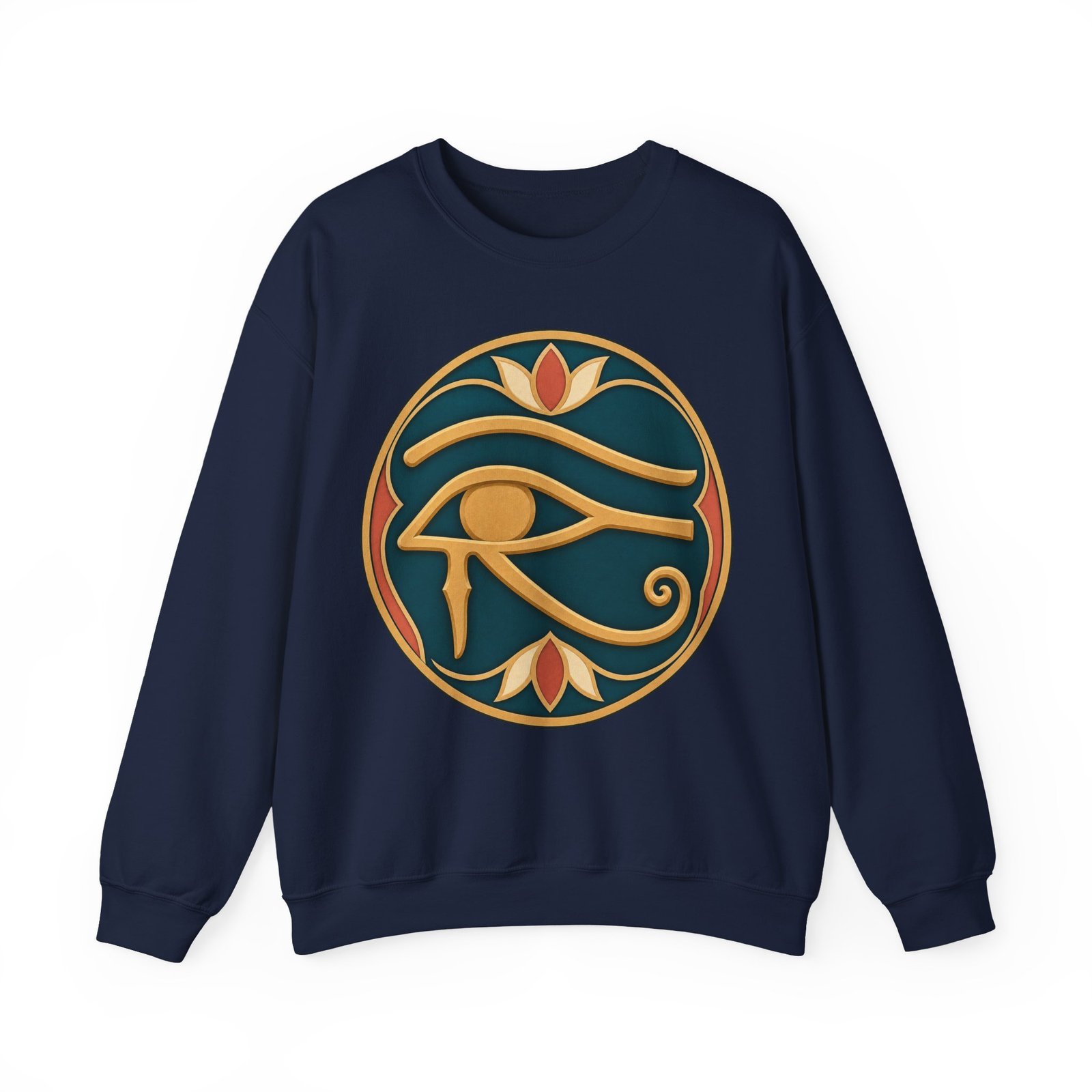 Eye of Horus - Unisex Sweatshirt – Ancient Egyptian Symbol, Modern Comfort - Image 11