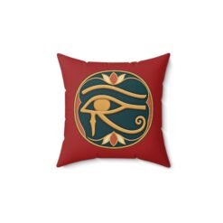 Eye of Horus - Faux Suede Pillow – Ancient Egyptian Symbol Home Décor - Image 4