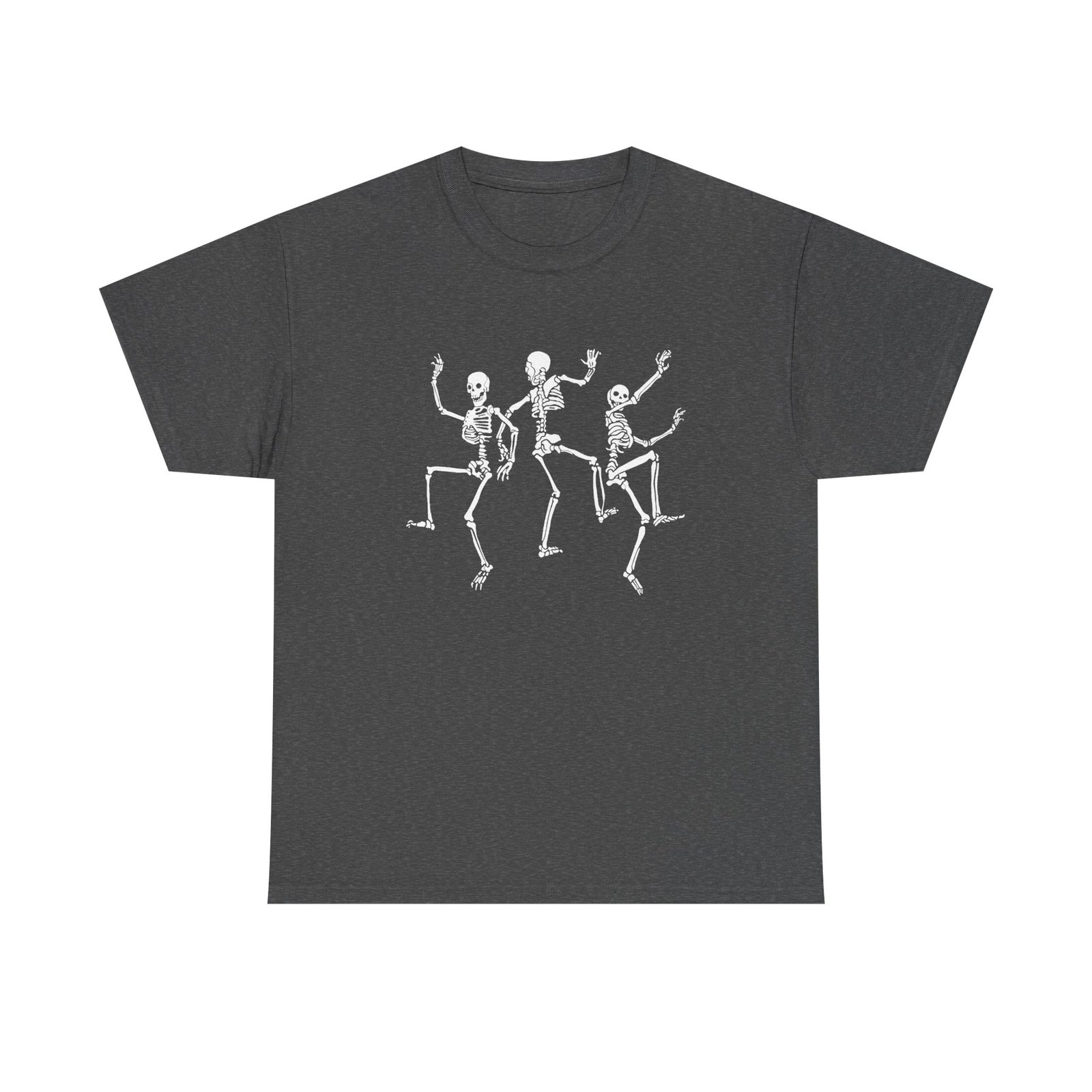 Dancing Skeletons - Unisex T-Shirt – Funny Halloween Skeleton Dance - Image 18