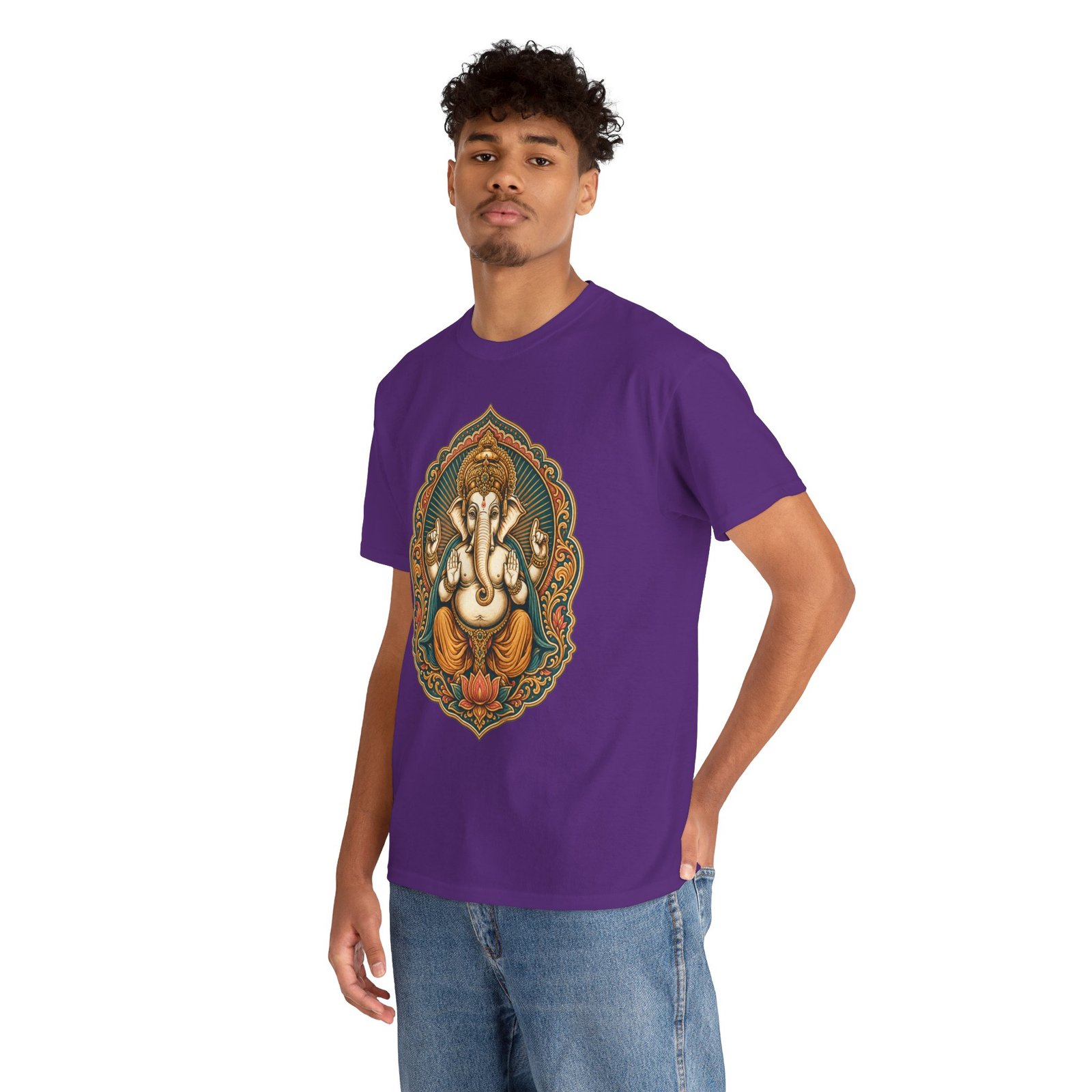 Lord Ganesha – Unisex T-Shirt – Wisdom, New Beginnings & Timeless Symbolism - Image 5