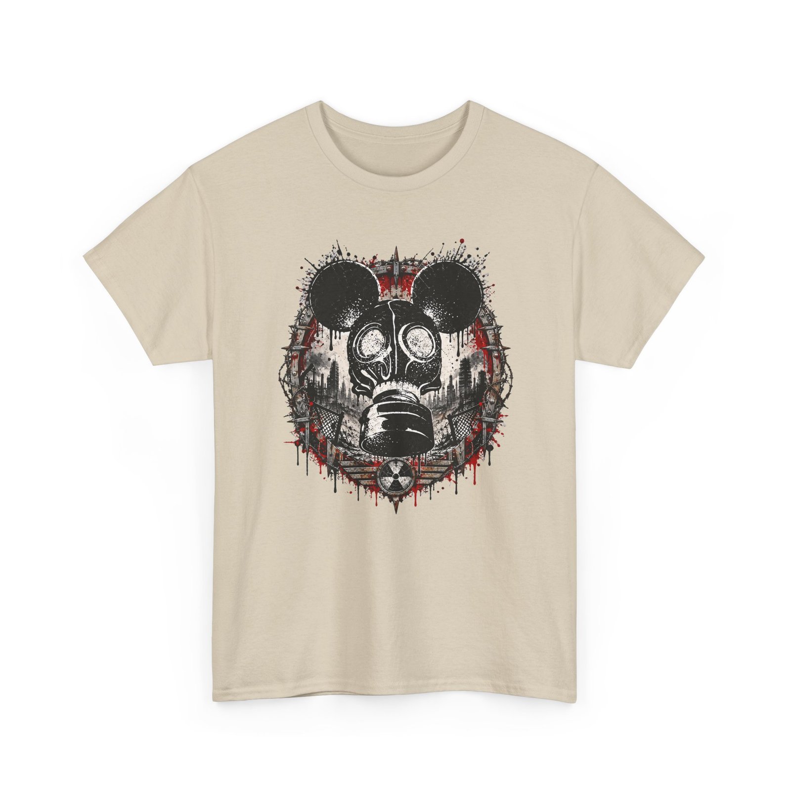 Gas Mask Mouse - Unisex T-Shirt – Cute, Creepy and Ready for Anything - Image 19
