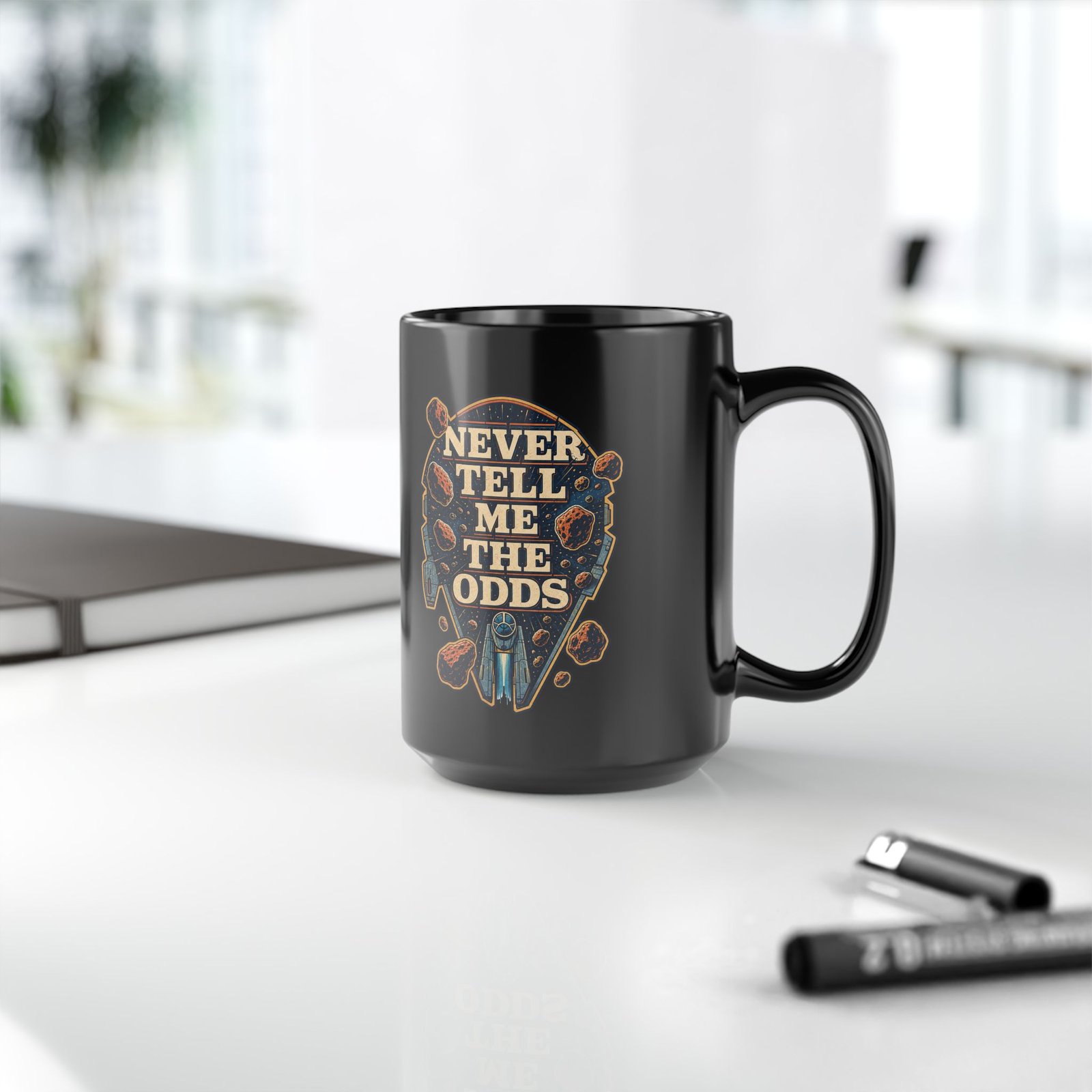 Never Tell Me the Odds – Black 11oz or 15oz Mug – Fuel for Risky Mornings - Image 10