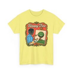 "Happy Tree" Unisex T-Shirt – Peace, Paint, and Positivity - Image 27