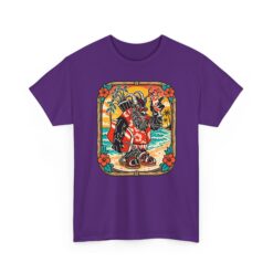 Krampus Island – Unisex T-Shirt – Naughty List, Meet Paradise - Image 18