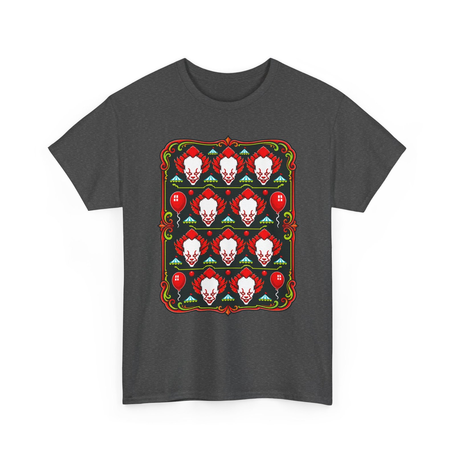 Scary Clown Halloween Christmas – Unisex T-Shirt – From Spooky Season to Scary Christmas - Image 21
