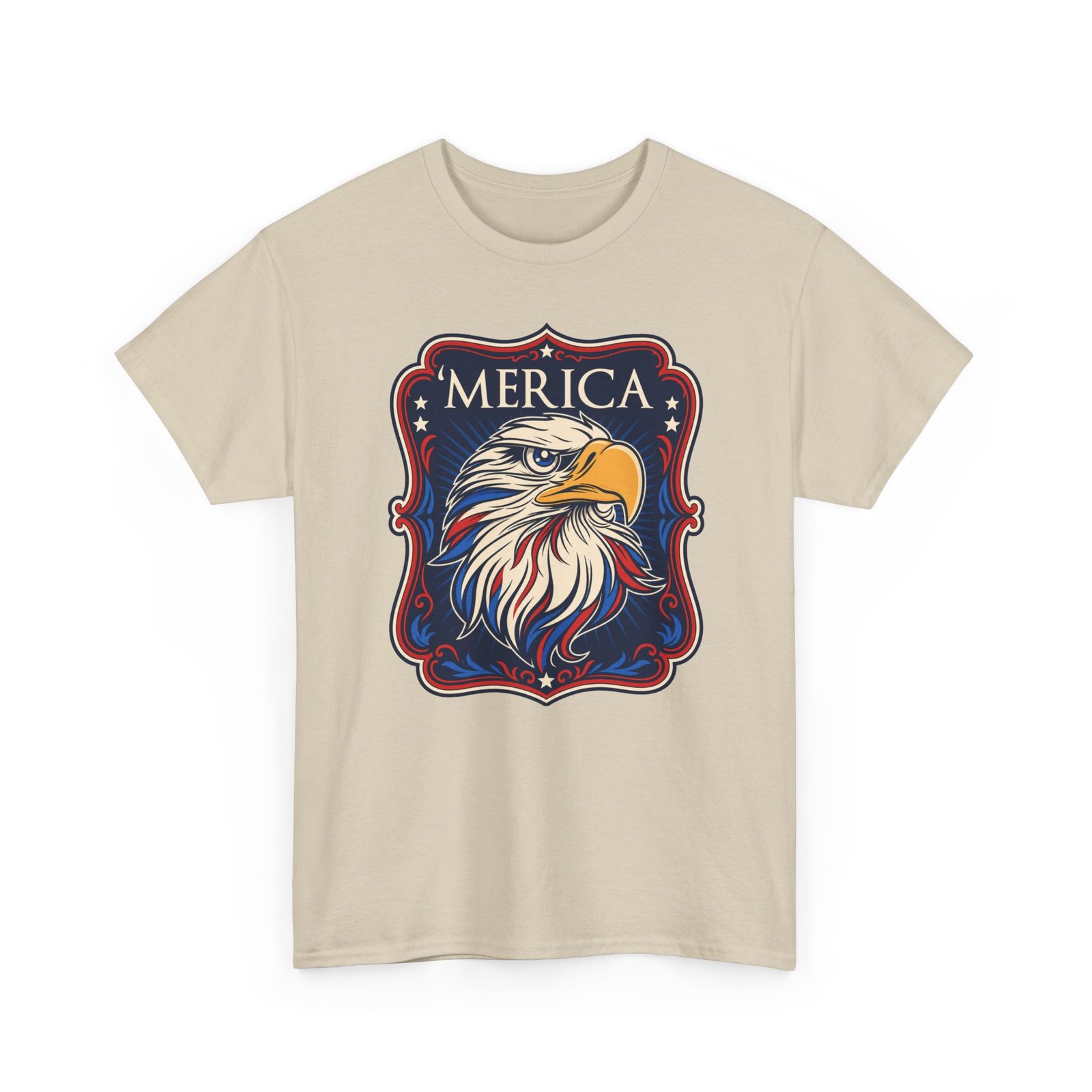 ’Merica - Unisex T-Shirt – Bald Eagle, Big Attitude - Image 24