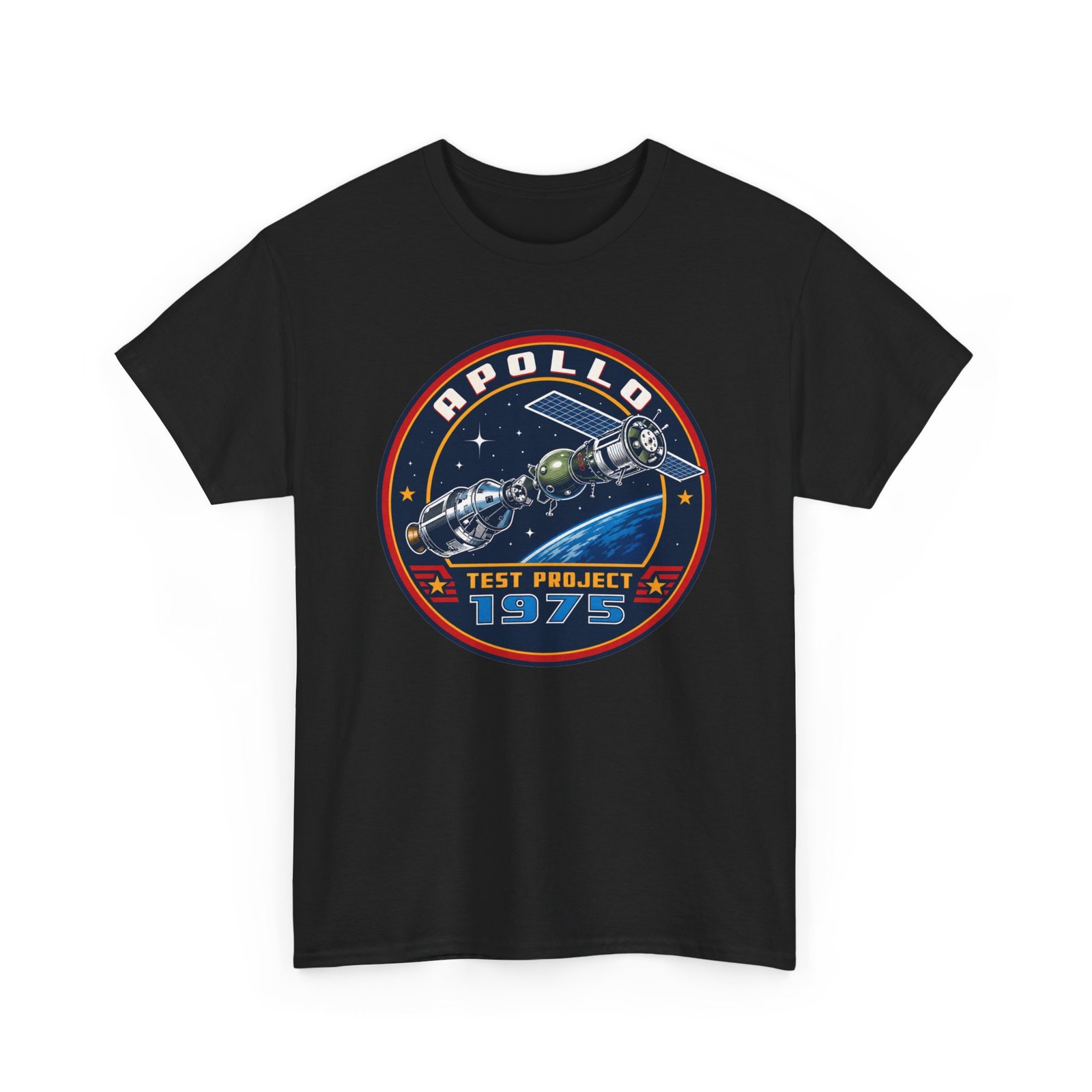 Apollo–Soyuz Test Project 1975 – Unisex T-Shirt – The Handshake in Space - Image 12