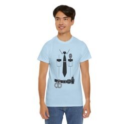 Police Officer - Unisex T-Shirt – Easy Funny Cop Halloween Costume - Image 8