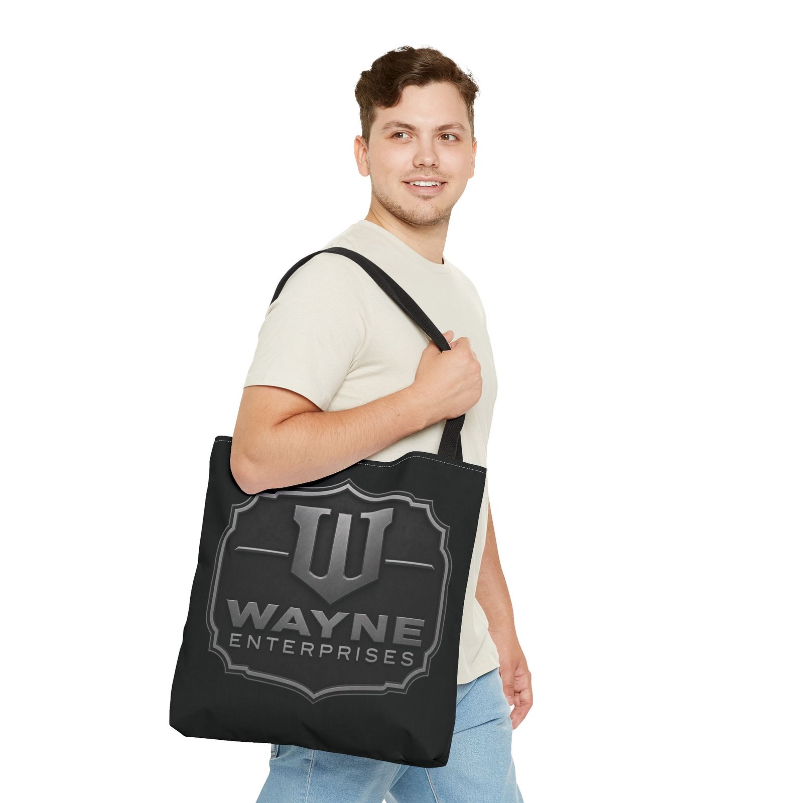 Wayne Enterprises – Tote Bag – Classified Gotham Cargo - Image 5